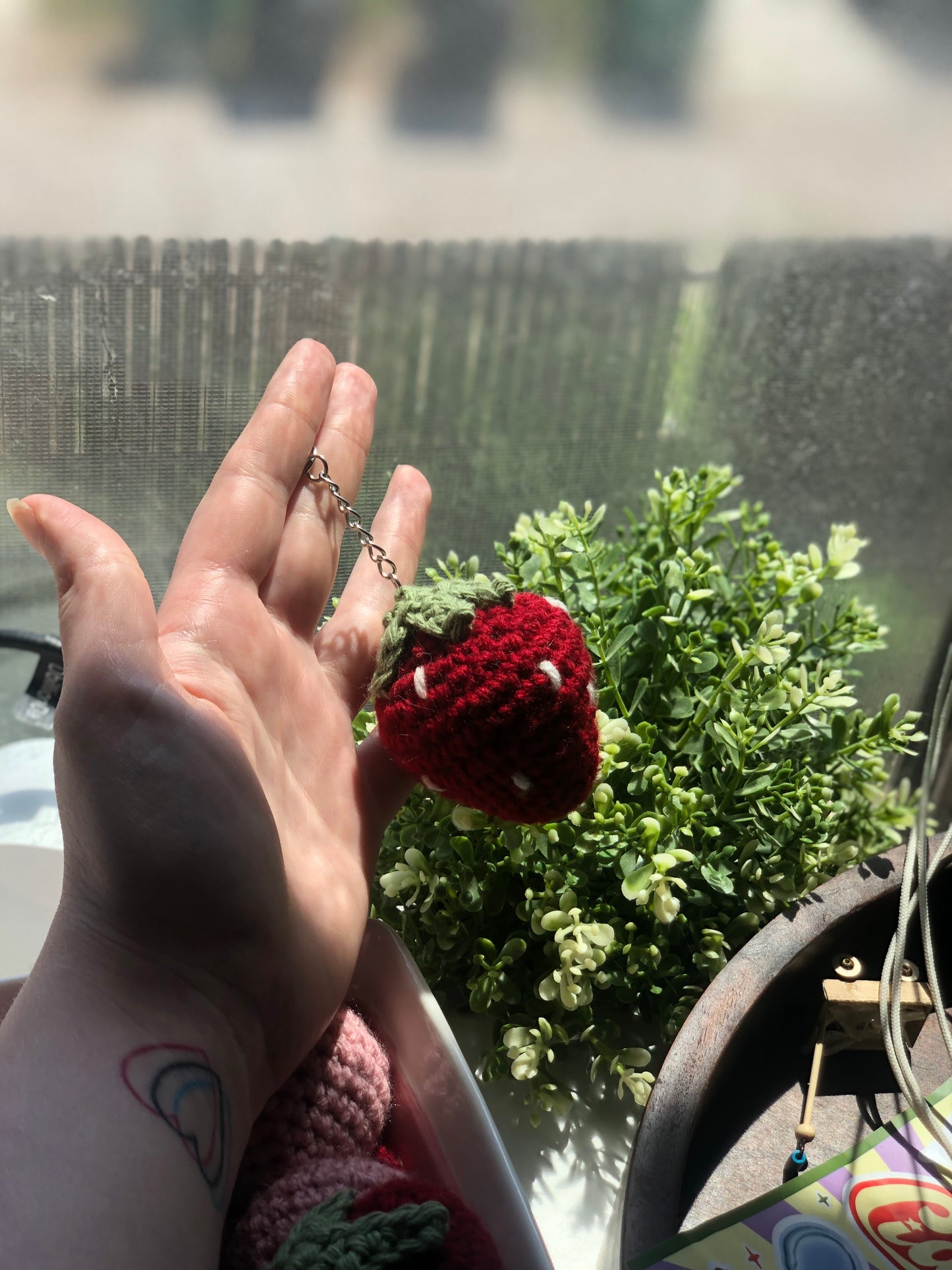 Strawberry Keychain