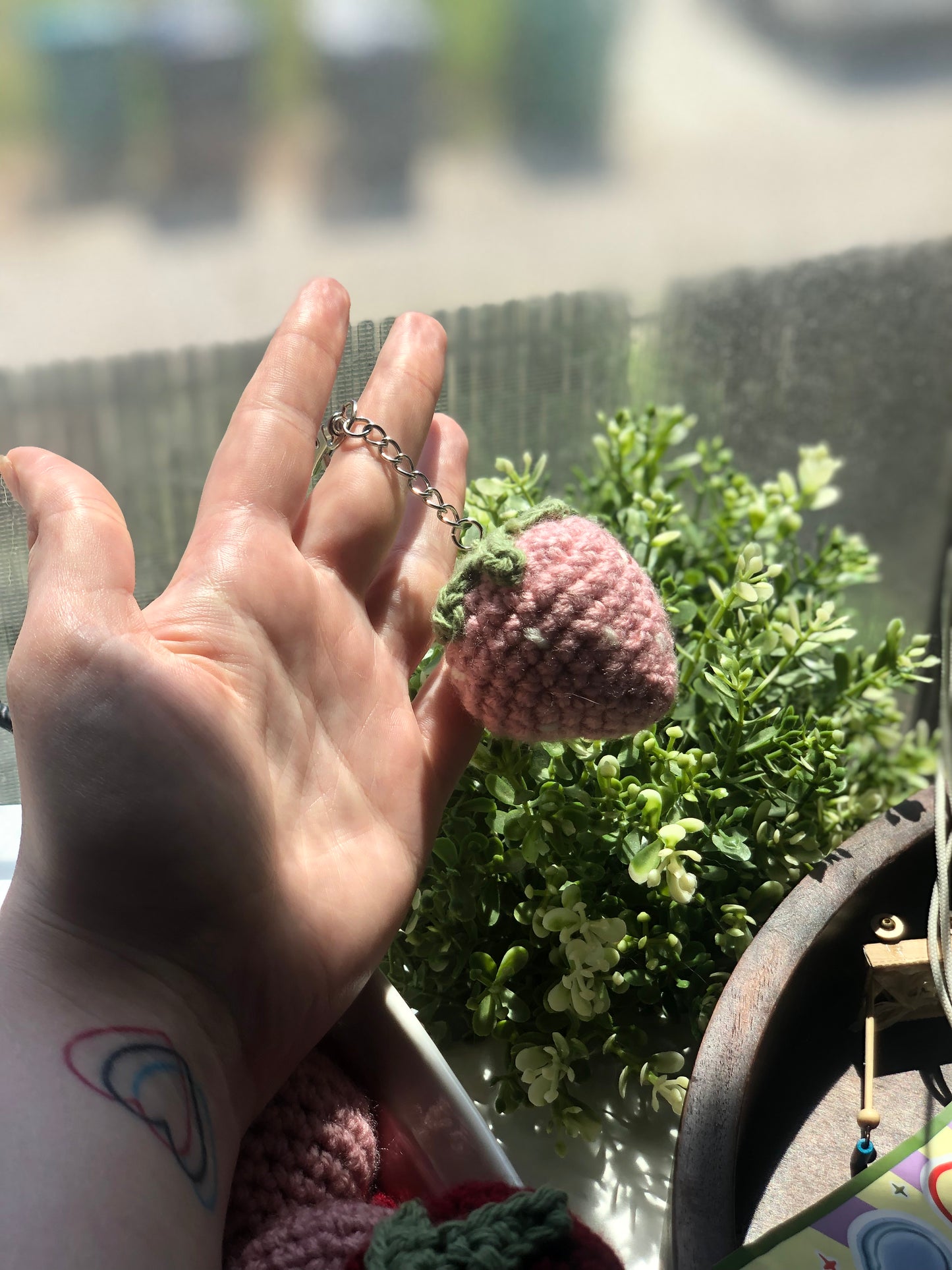 Strawberry Keychain